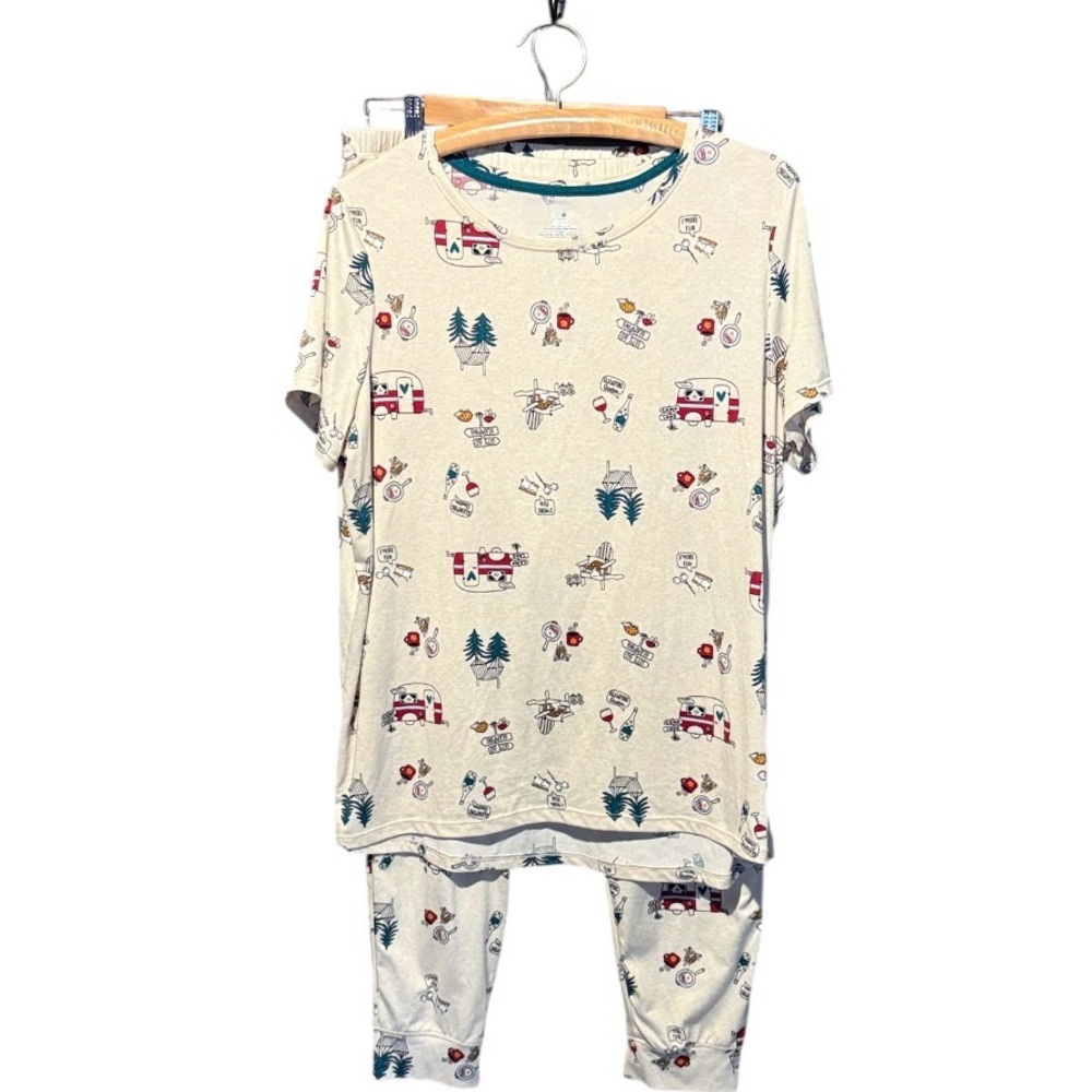 💰BOGO FREE Secret Treasures Camping Theme Pajama Set